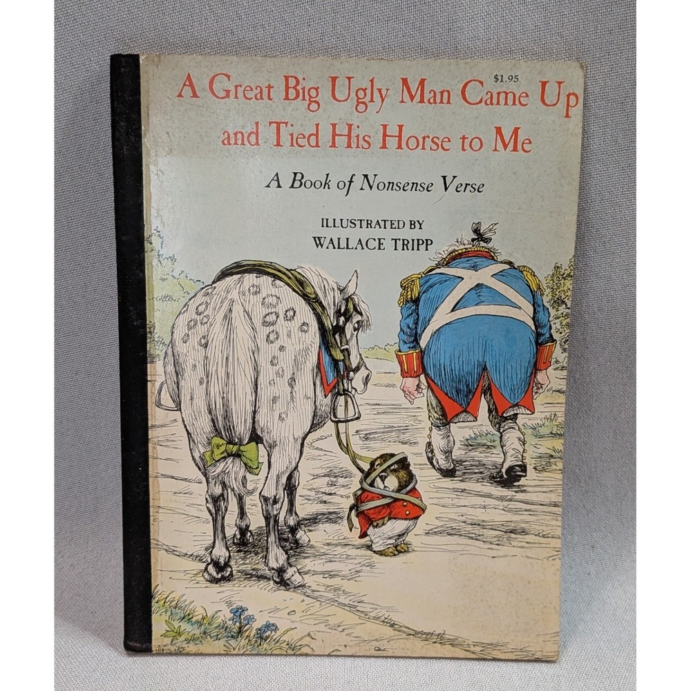 Little Brown A Great Big Ugly Man Came Up Book Childrens Multi Good 1973 Verse